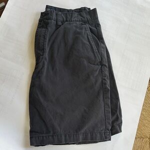 Polo by Ralph Lauren Charcoal Flat Front Shorts